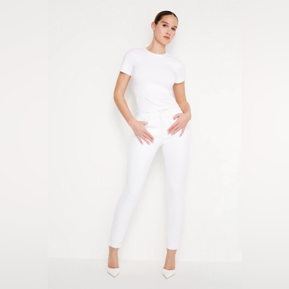 Good American- Good Legs - White Skinny Jeans